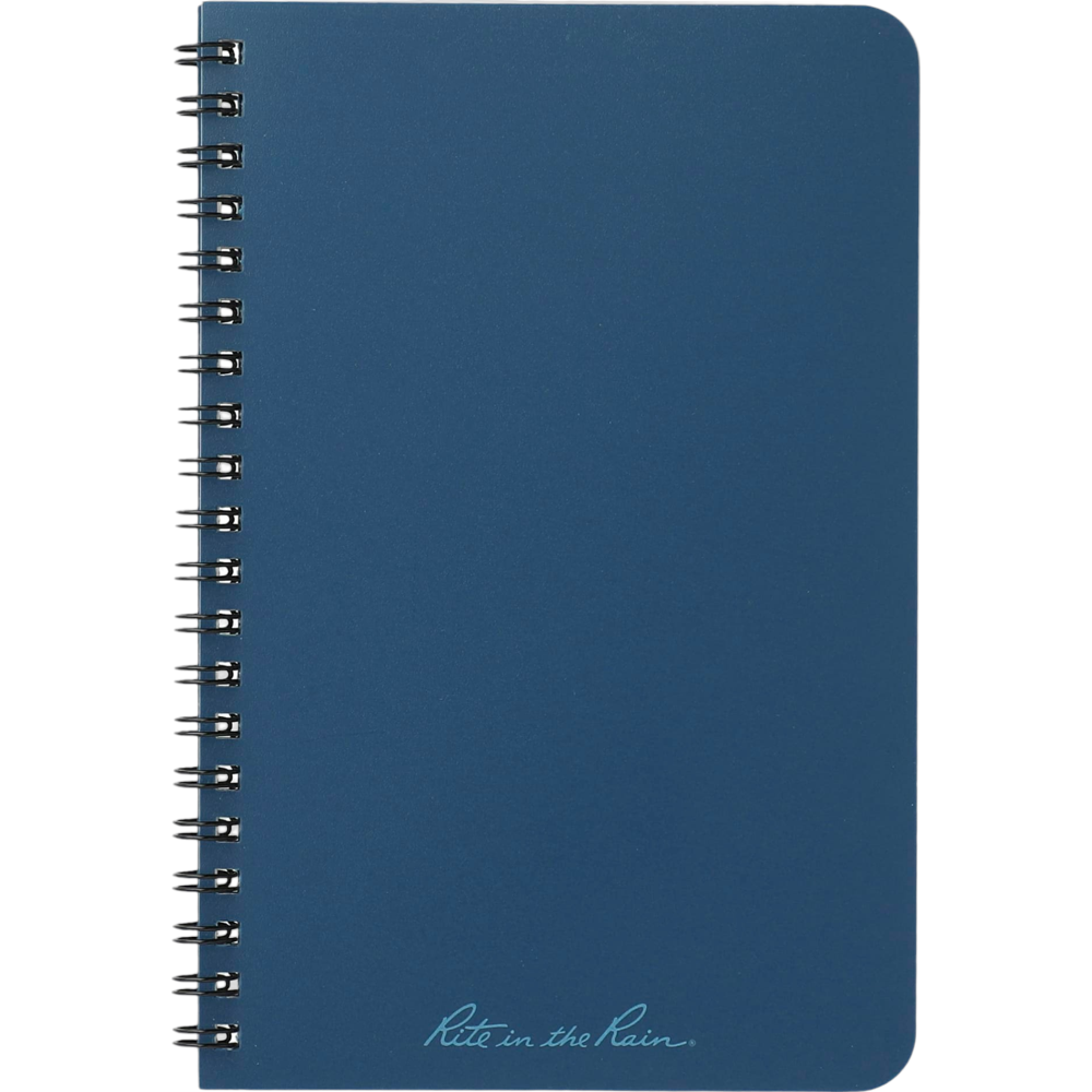 ICON - riteintherainsidespiralnotebook46x7 blue