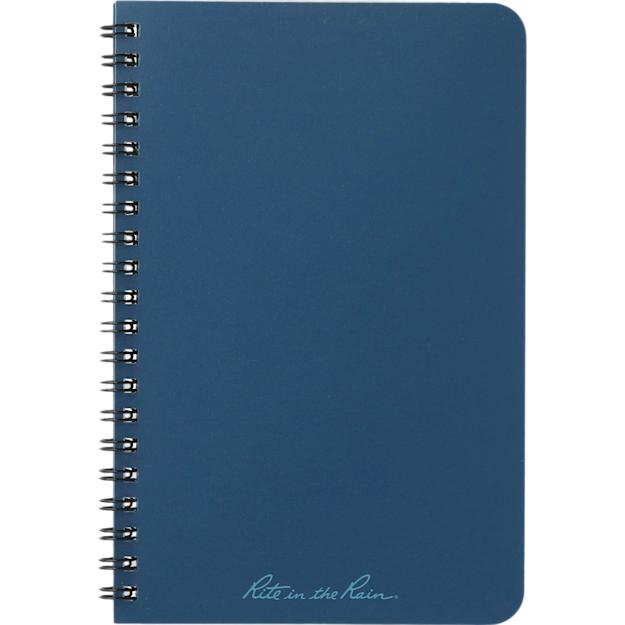 ICON - riteintherainsidespiralnotebook46x7 blue