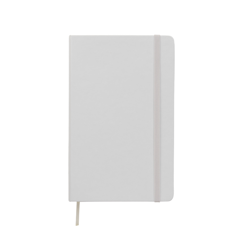 Moleskine Classic L hard cover notebook white