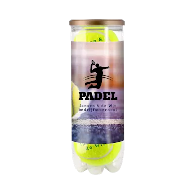Felt Rubber Padel Balls Tube