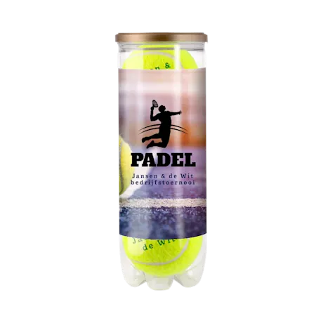 Felt Rubber Padel Balls Tube
