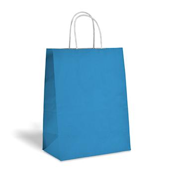 aqua blue Kraft bags color big icons