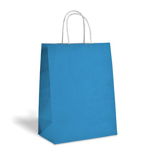 aqua blue Kraft bags color big icons
