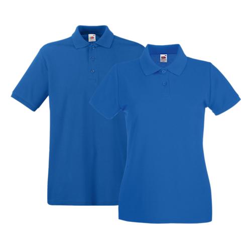 Fruit of the loom Premium Polo 170g ICON royal blue