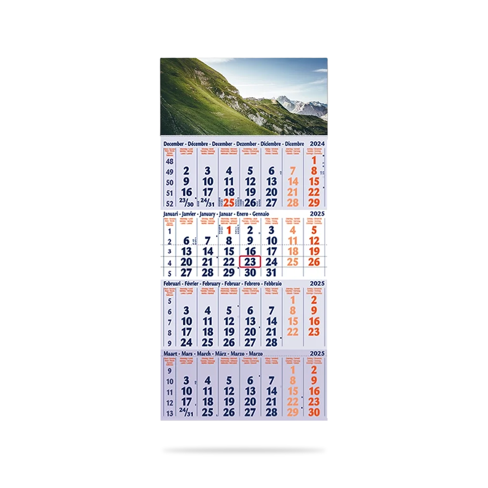 calendar 4 month classic