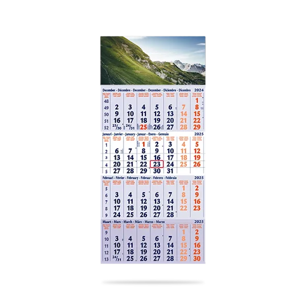 4 Months Calendars Classic