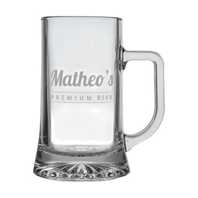 Personalised Engraved Glass Tankard
