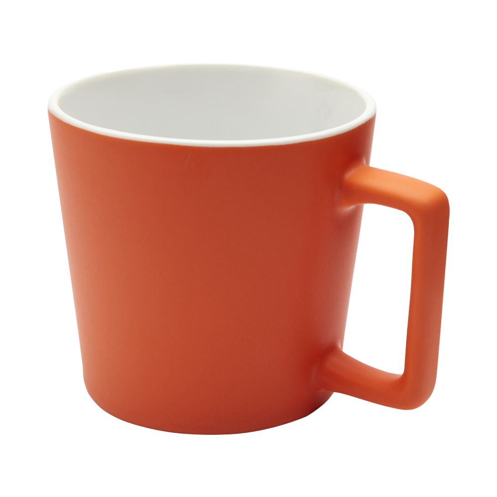 cali370mlceramicmugwithmattfinish orange