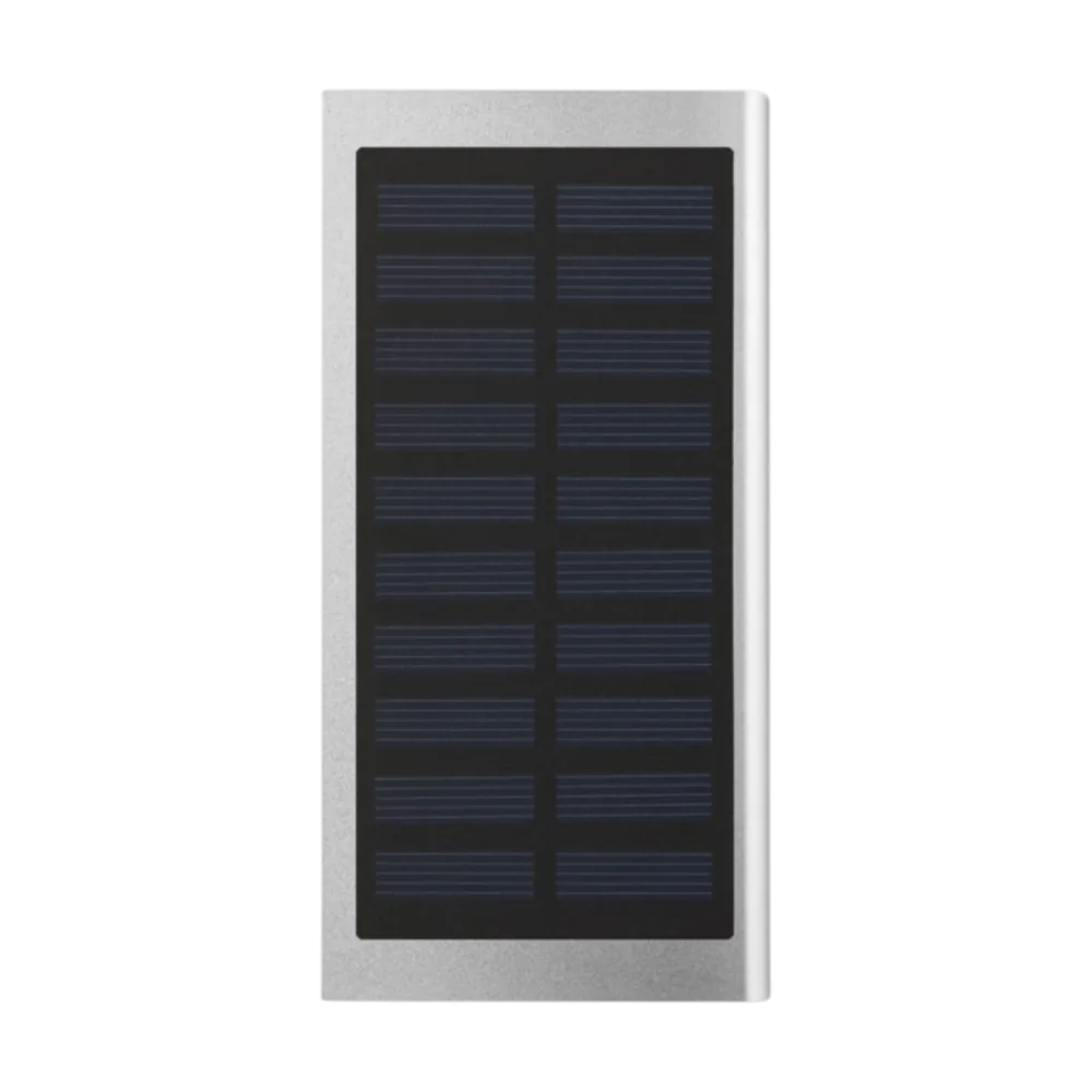 PDP - solarpowerflatsolarpowerbank8000mah square #F8F8F8 background