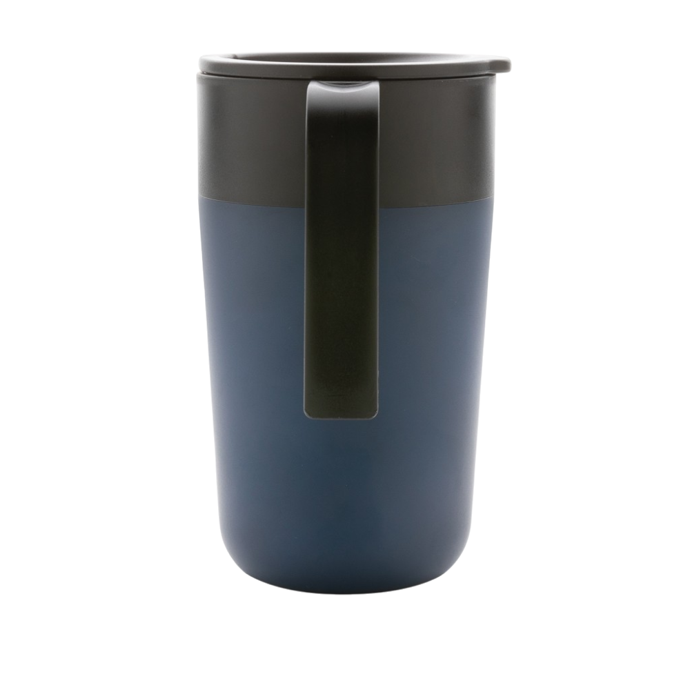 GRS Recycled PP and SS Mug with Handle