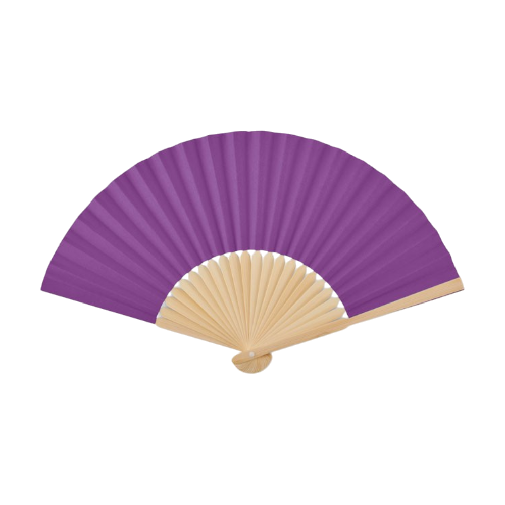 ICON - papermanuelhandfan violet