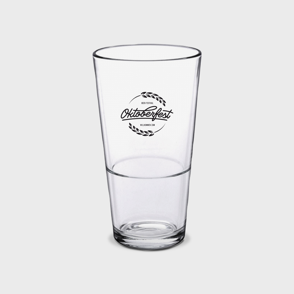 Beer glass stackable PDP