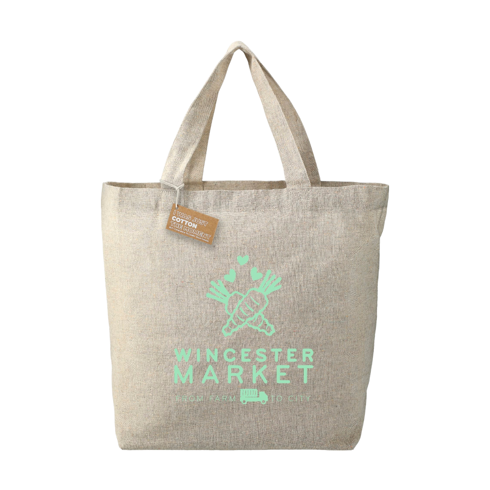Recycled Cotton Twill Grocery Tote