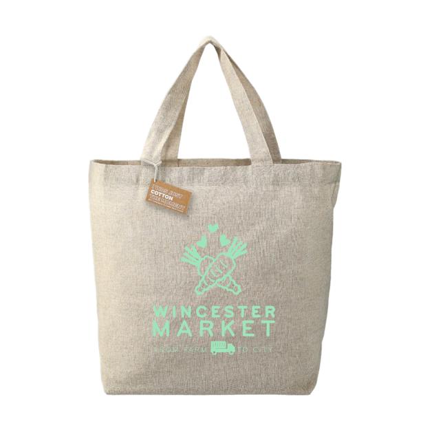 Recycled Cotton Twill Grocery Tote