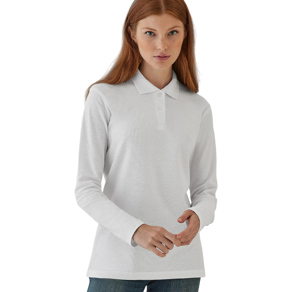 B&C Long Sleeve Polo Women