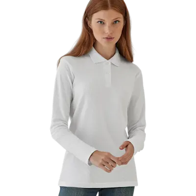 B&C Long Sleeve Polo Women