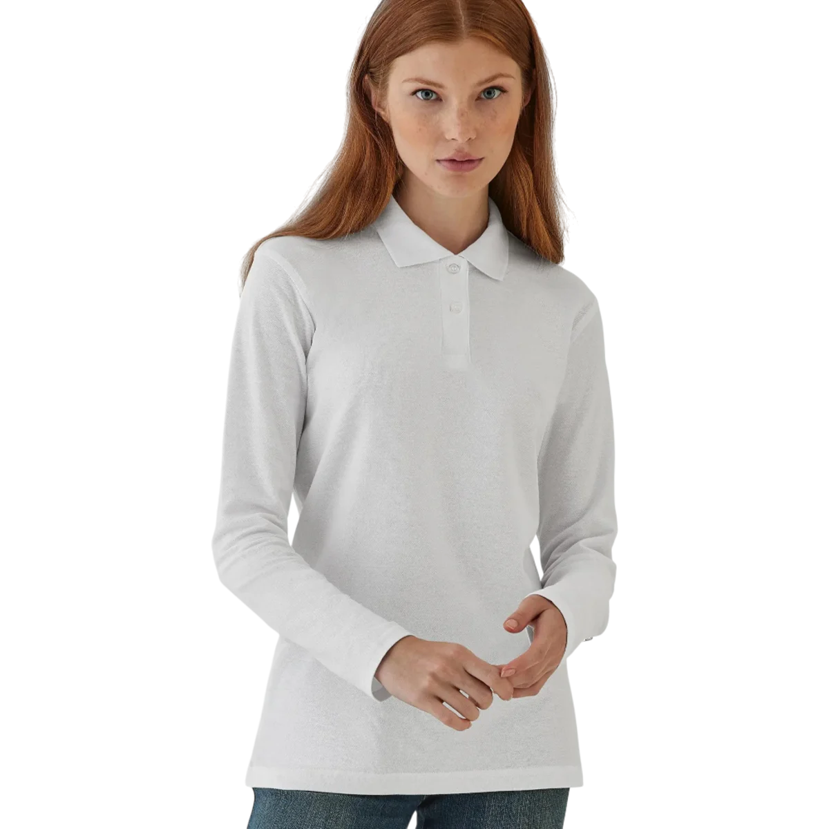 B&C Long Sleeve Polo Women main image