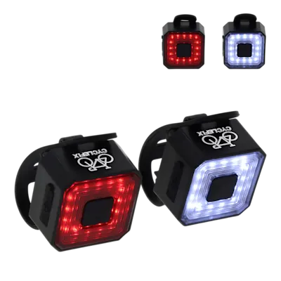 Luci per Bicicletta Ricaricabili USB a Doppia Modalità