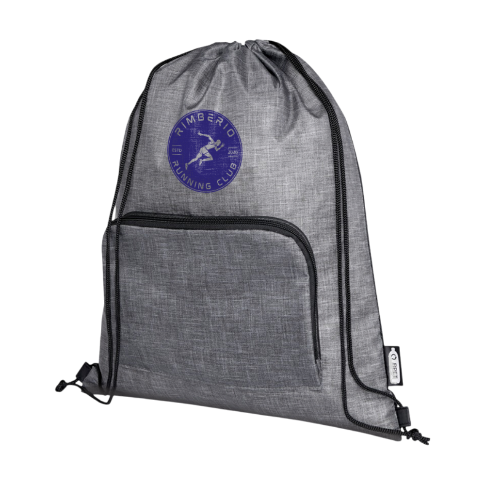 Ash Recycled Foldable Drawstring Bag