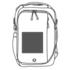 Front Pocket | 6H in x 6W in