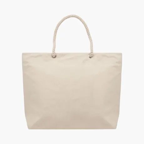 Cord Handle Beach Bag