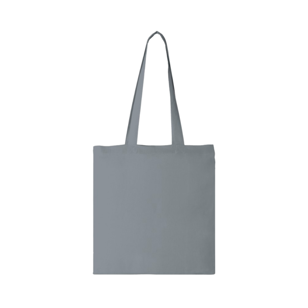 Carolina 100 gsm cotton tote bag 7L grey