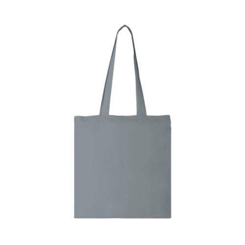 Carolina 100 gsm cotton tote bag 7L grey