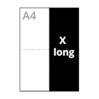 X-Long  105 x 297 mm