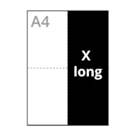 X-Long  105 x 297 mm