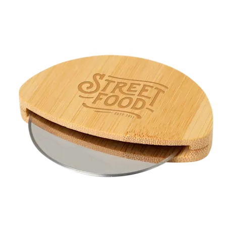 Bamboo Stainless Steel Pizza Cutter