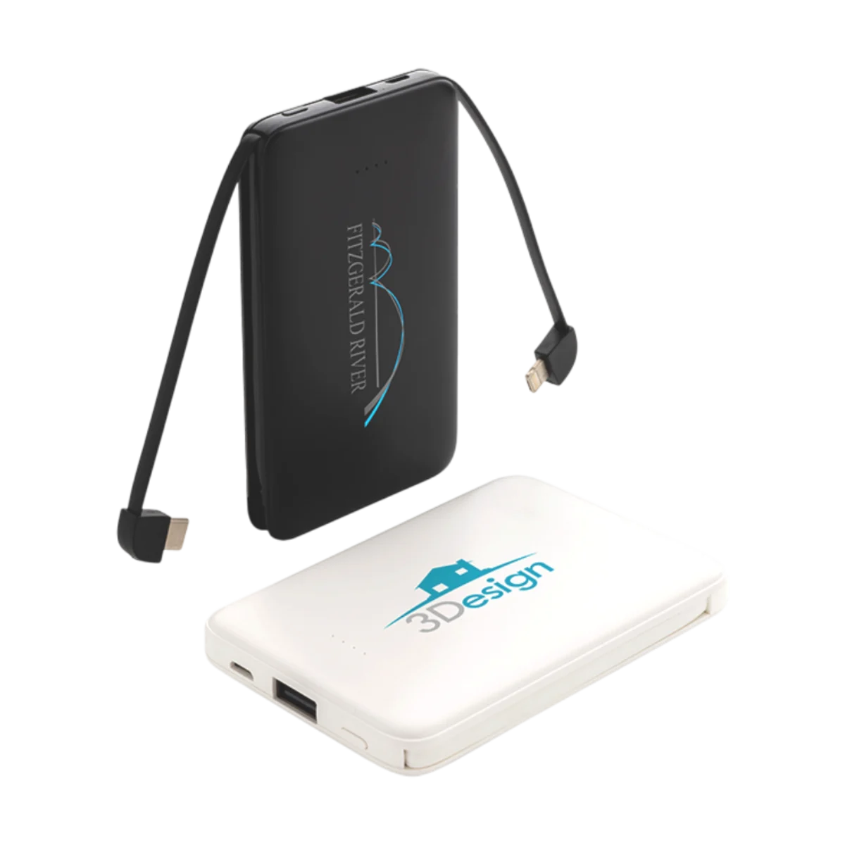 Pocket Powerbank with Integrated Cables 5.000 mAh main image
