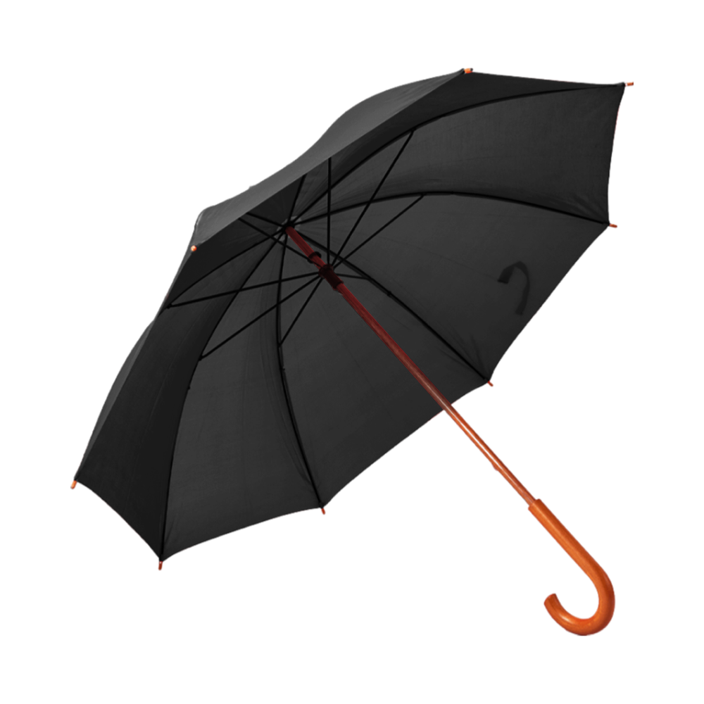 umbrellacurvedwoodp190t black