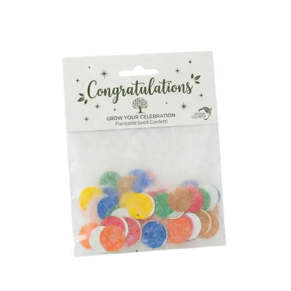 Seed Paper Confetti in a Packet