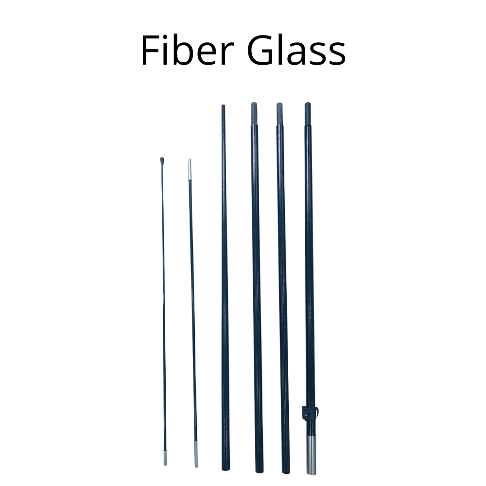 Poles beachflag fiberglass