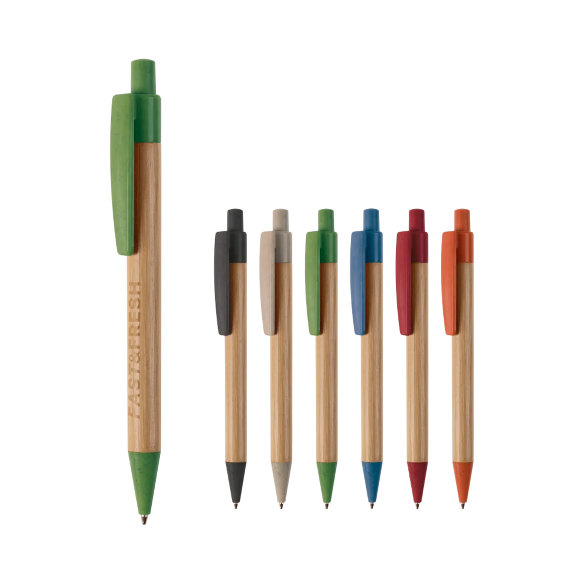 Immagine principale di Penna a Sfera in Bambù e Paglia di Grano