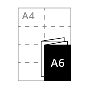 A6  105 x 148 mm