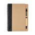 Priestly recycled notebook with pen black