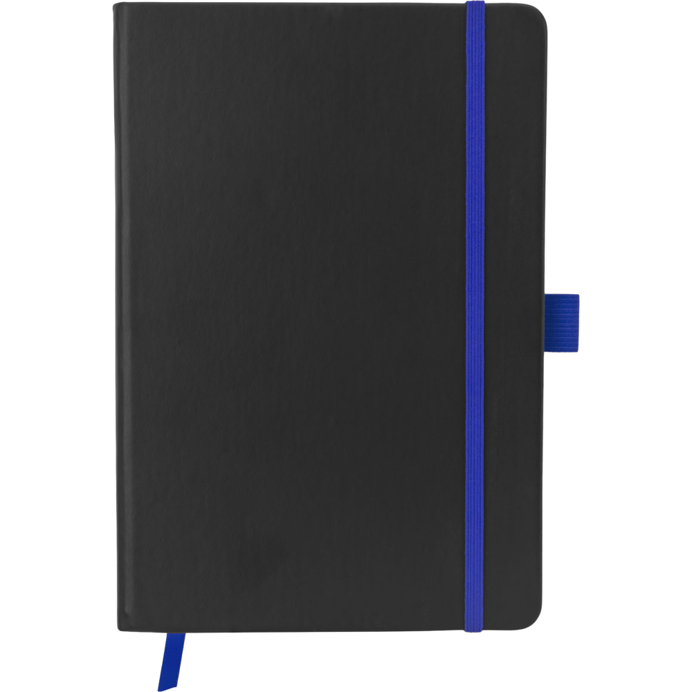 colouredgehardcovernotebooka5.color.solid_black_royal_blue - colouredgehardcovernotebooka5_solid_black_royal_blue