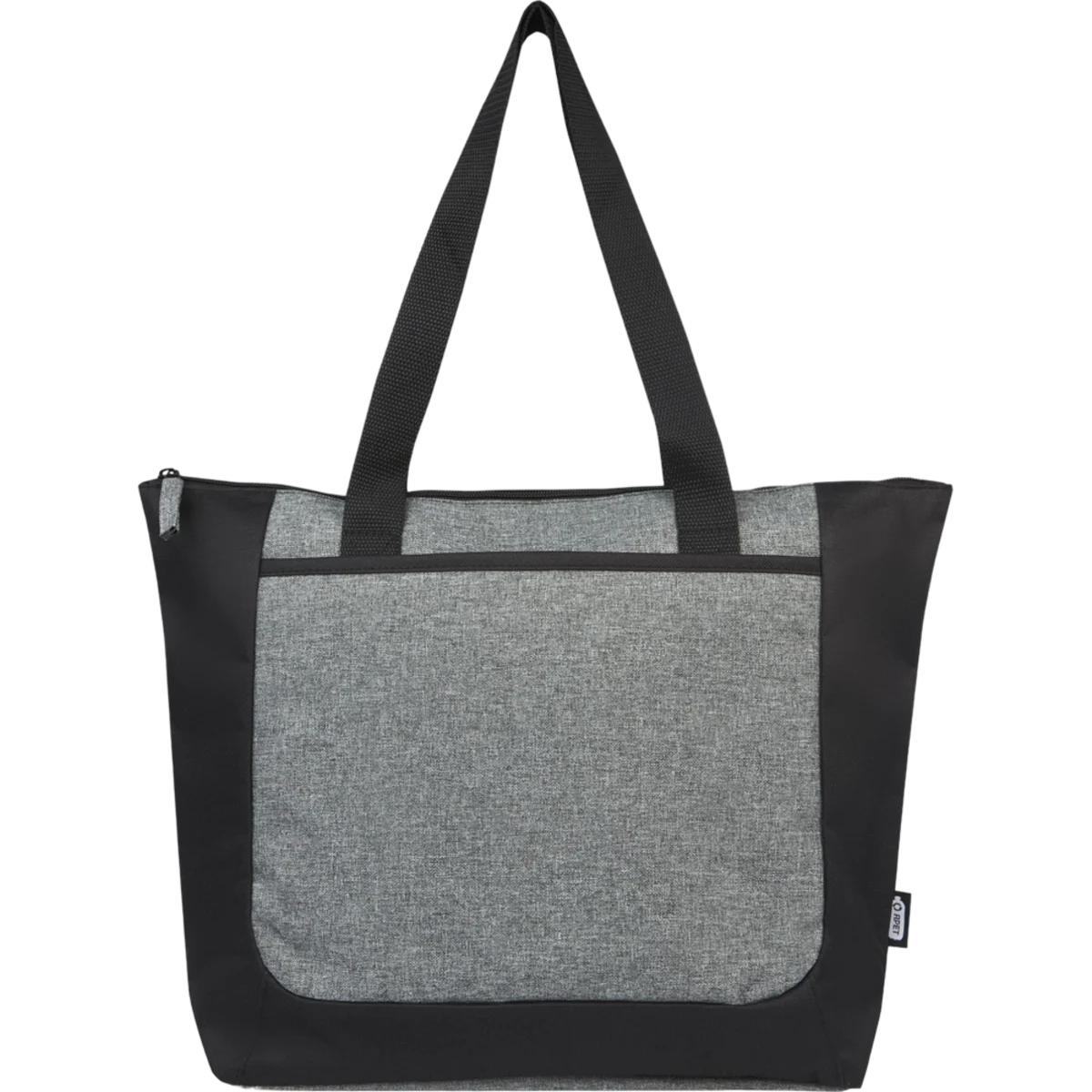Reclaim GRS Recycled Two-Tone Zippered Tote Bag main image
