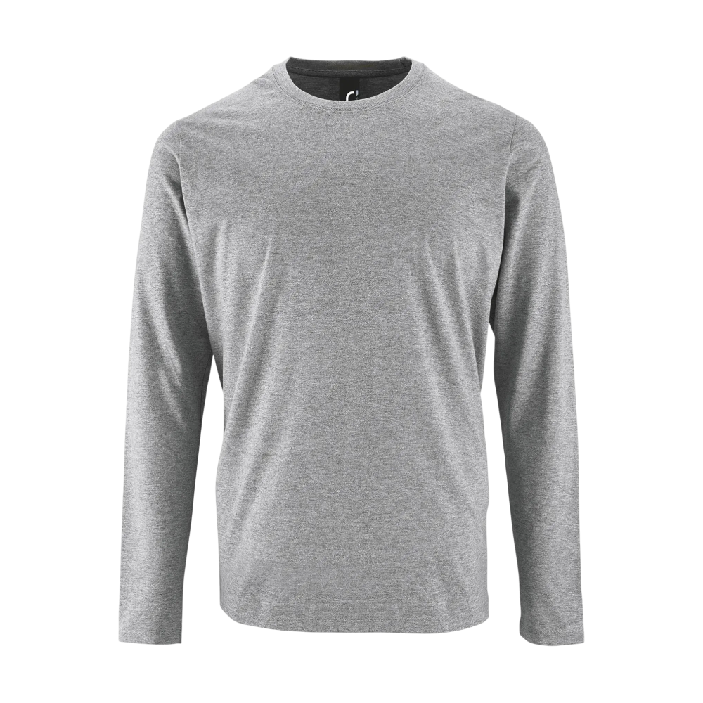 tshirtslongsleevesbasicsols grey melange