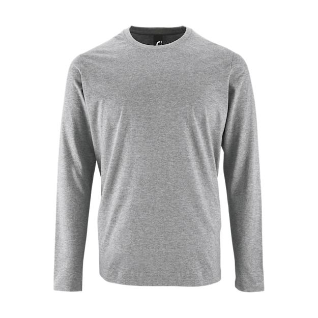 tshirtslongsleevesbasicsols grey melange