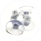 4 Suction Cups with Cut-in & boreholes