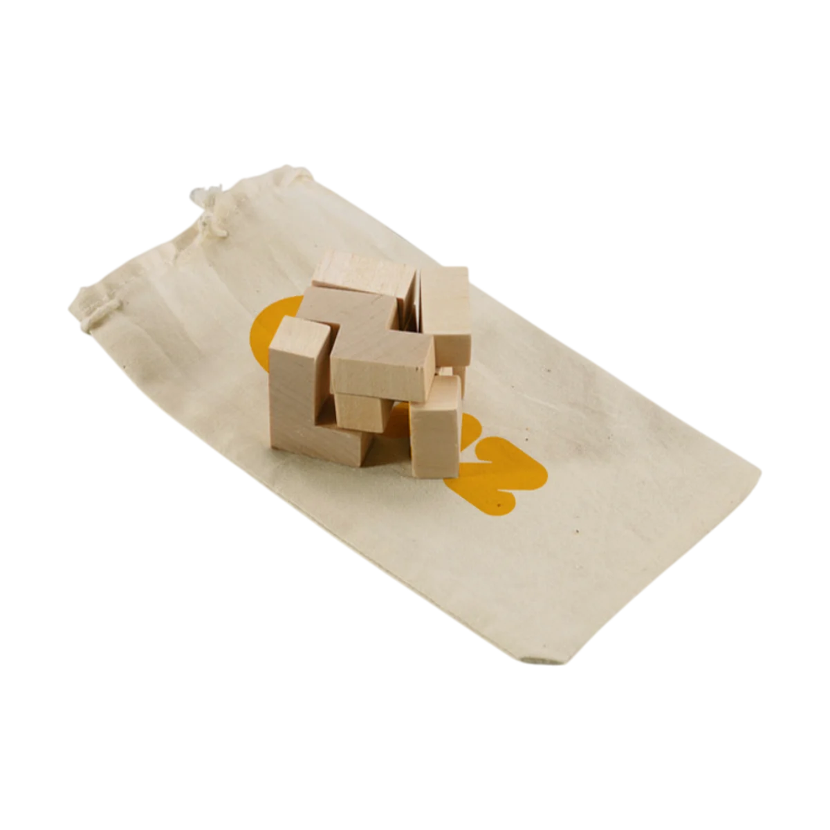 Wooden Brain Teaser Cube main image