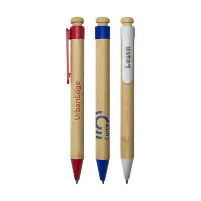 Bamboo and Recycled Plastic Ballpoint Pen