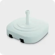 White parasol base