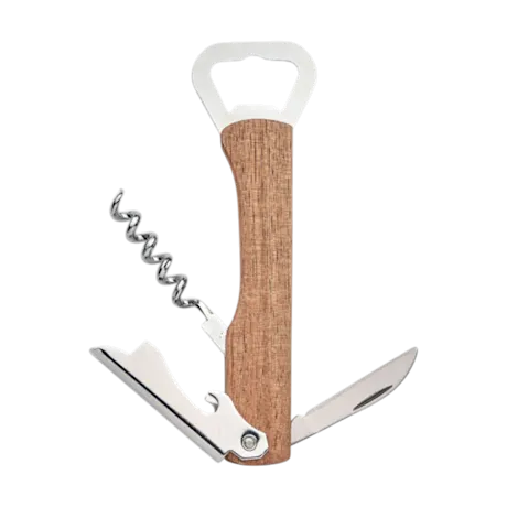 Metal 3-in-1 Acacia Bottle Opener