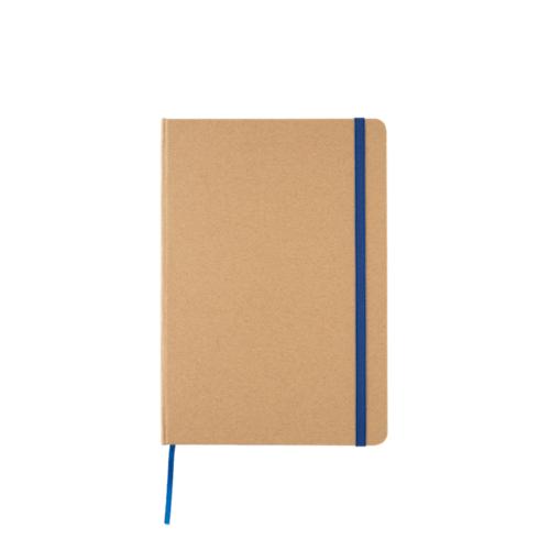 A5 recycled kraft notebook blue