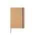 A5 recycled kraft notebook blue