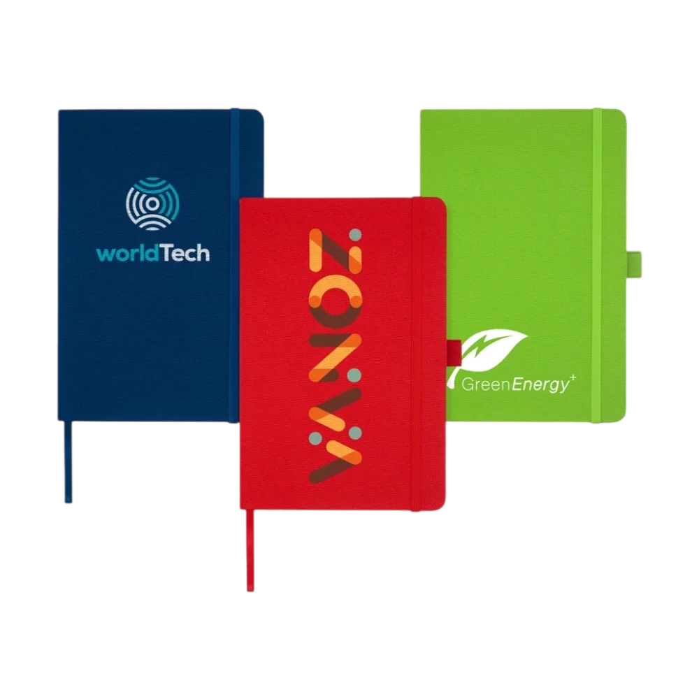 Honua A5 recycled paper notebook with recycled PET cover PLP SQ