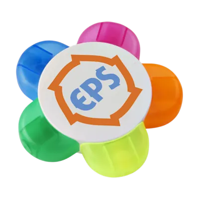Evidenziatore a Fiore in Plastica ABS